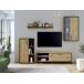 Mueble compacto de TV PORTOPINO 236cm roble Mueble compacto de TV PORTOPINO 236cm roble Madera