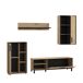 Mueble compacto de TV PORTOPINO 236cm roble Mueble compacto de TV PORTOPINO 236cm roble Madera