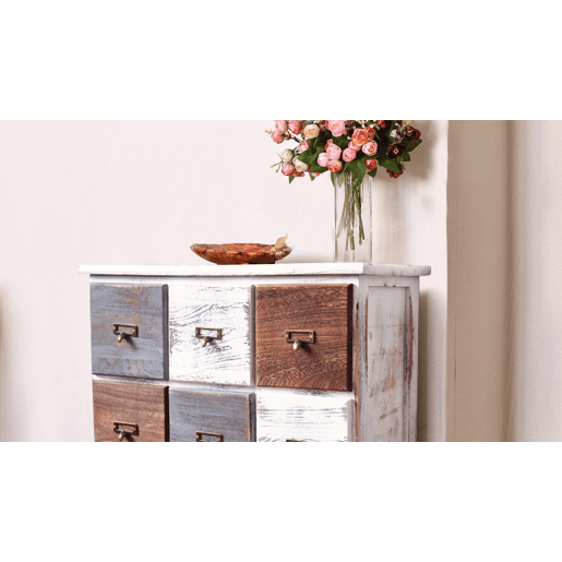 Aparador decorativo com 9 gavetas NADIA