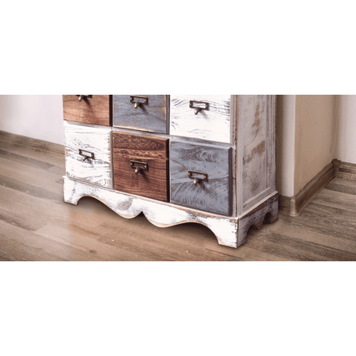 Aparador decorativo com 9 gavetas NADIA
