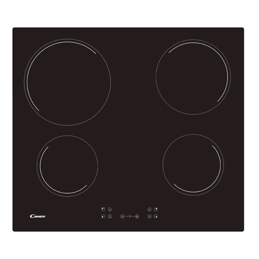 Conjunto forno e placa vitrocerâmica CANDY PCI27XCH64CCBS