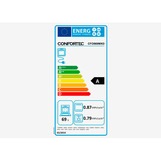 Forno elétrico CONFORTEC CFO669MX multifunções 69 litros