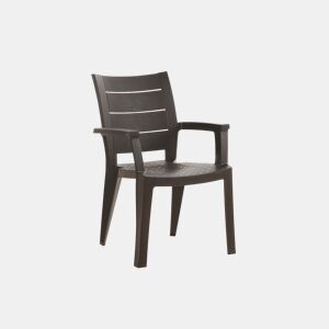 Cadeira de jardim LEGNO castanho