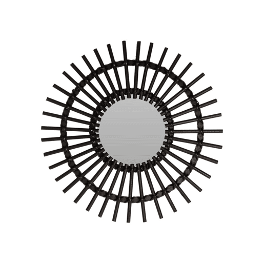 Espelho de parede HENNIKER ROUND PRETO