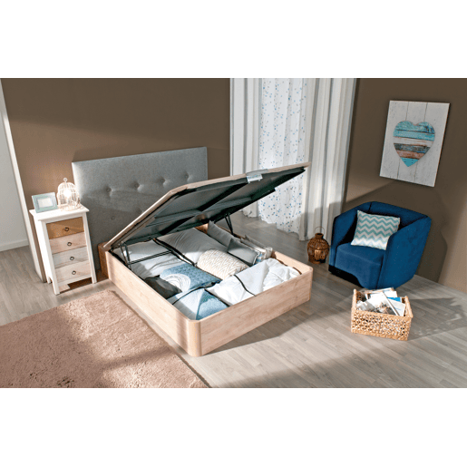 Sommier EASY READY Y9 tampa partida 160x200cm carvalho