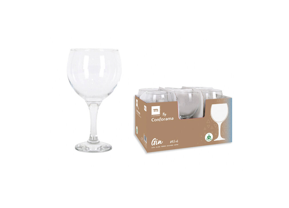 Set Copas Combinados CONFORAMA 6 piezas La mediterránea