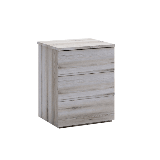 Mesa de cabeceira com 3 gavetas BERGEN