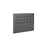 Cabeceira 90x125cm velvet cinza ash ELITE MOLAFLEX