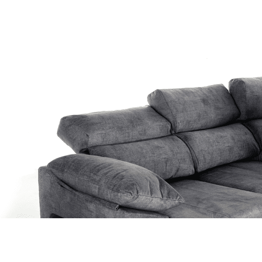 Chaise longue DANIELA II dereita 4 lugares antracite