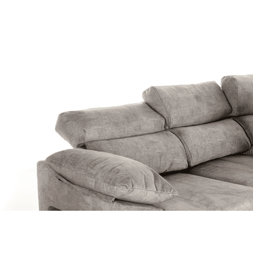 Chaise longue DANIELA II dereita 4 lugares cinza
