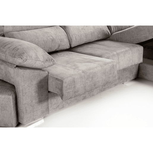 Chaise longue DANIELA II dereita 4 lugares cinza