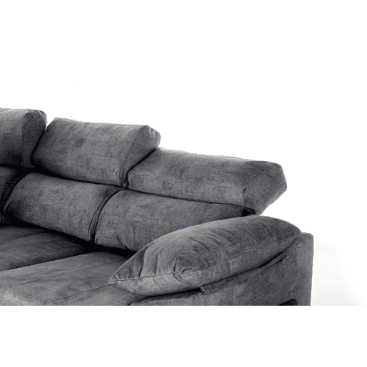 Chaise longue DANIELA II esquerda 4 lugares antracite Chaise longue DANIELA II esquerda 4 lugares antracite