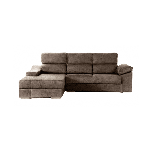 Chaise longue DANIELA II esquerda 4 lugares vison Chaise longue DANIELA II esquerda 4 lugares vison