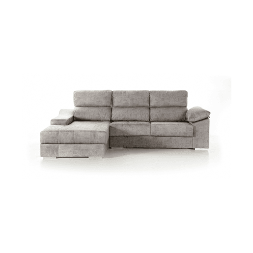 Chaise longue DANIELA II esquerda 4 lugares cinza Chaise longue DANIELA II esquerda 4 lugares cinza