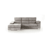Chaise longue DANIELA II esquerda 4 lugares cinza