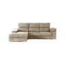 Chaise longue DANIELA II esquerda 4 lugares bege