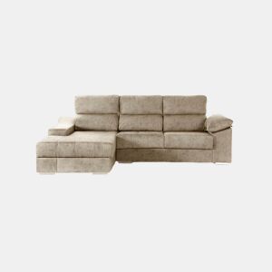 Chaise longue DANIELA II esquerda 4 lugares bege