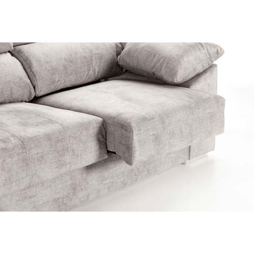 Sofá de 2 lugares cinza plata DANIELA 2