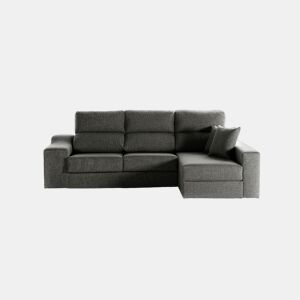 Chaise longue LUCIA IV dereita 4 lugares cinza