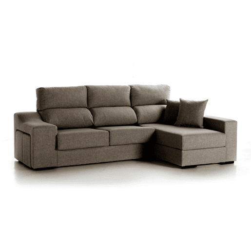 Chaise longue LUCIA IV dereita 4 lugares vison