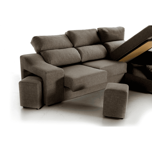 Chaise longue LUCIA IV dereita 4 lugares vison