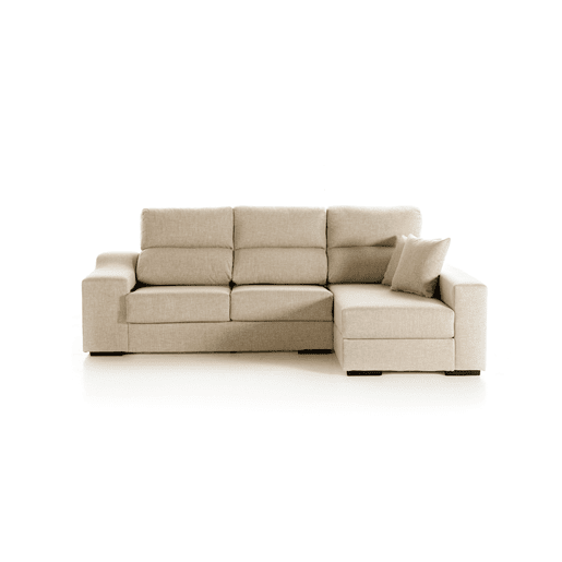 Chaise longue LUCIA IV dereita 4 lugares bege