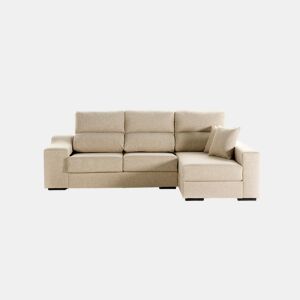 Chaise longue LUCIA IV dereita 4 lugares bege
