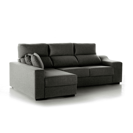 Chaise longue LUCIA IV esquerda 4 lugares cinza Chaise longue LUCIA IV esquerda 4 lugares cinza