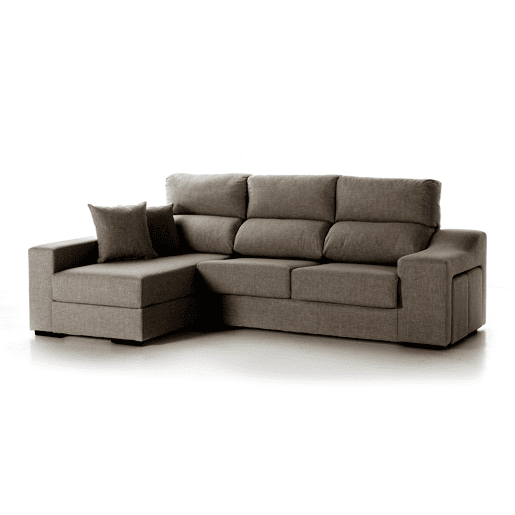 Chaise longue LUCIA IV esquerda 4 lugares vison