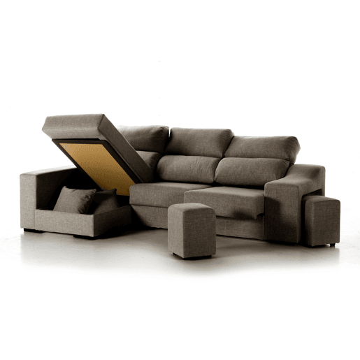 Chaise longue LUCIA IV esquerda 4 lugares vison
