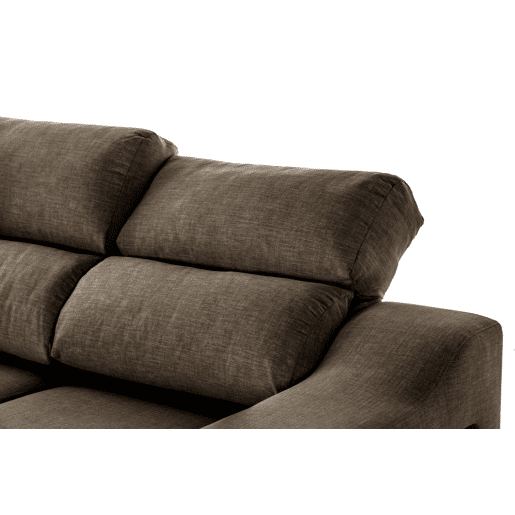 Chaise longue LUCIA IV esquerda 4 lugares vison