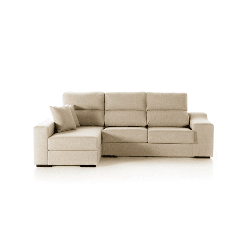 Chaise longue LUCIA IV esquerda 4 lugares bege