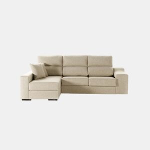 Chaise longue LUCIA IV esquerda 4 lugares bege
