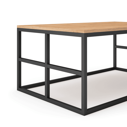 Mesa de centro MILENA em cor carvalho