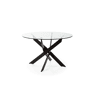 Mesa de jantar RUTH redonda fixa preto