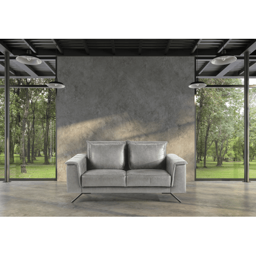 Sofá 2 lugares cor cinza MILANO Sofá 2 lugares cor cinza MILANO