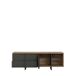 Mueble TV JOKKAZ color roble y negro Mueble TV JOKKAZ color roble y negro Negro