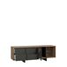 Mueble TV JOKKAZ color roble y negro Mueble TV JOKKAZ color roble y negro Negro