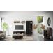 Mueble TV JOKKAZ color roble y negro Mueble TV JOKKAZ color roble y negro Negro
