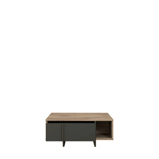 Mesa de centro JOKKAZ cor carvalho e preto Mesa de centro JOKKAZ cor carvalho e preto