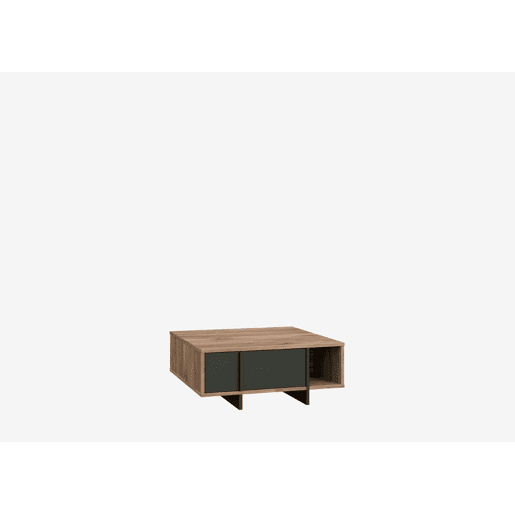 Mesa de centro JOKKAZ cor carvalho e preto Mesa de centro JOKKAZ cor carvalho e preto