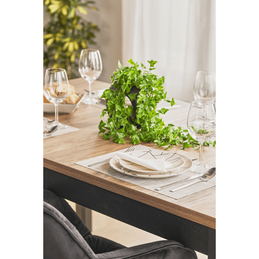 Mesa de jantar JOKKAZ cor carvalho Mesa de jantar JOKKAZ cor carvalho