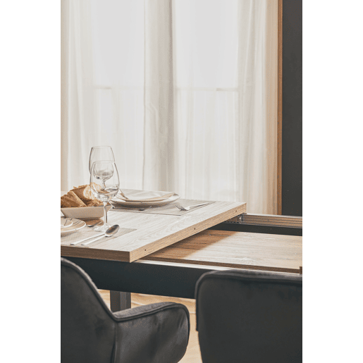 Mesa de jantar JOKKAZ cor carvalho Mesa de jantar JOKKAZ cor carvalho