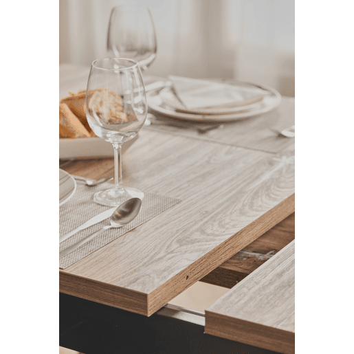 Mesa de jantar JOKKAZ cor carvalho Mesa de jantar JOKKAZ cor carvalho