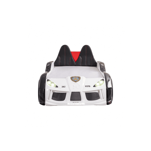 Cama carro POLICE 90x190cm com comando incluído