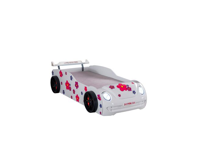 Cama coche hawai 90x190cm con leds en frente - conforama