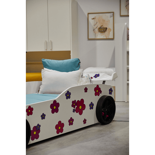 Cama carro HAWAI 90x190cm com leds à frente
