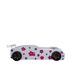 Cama coche HAWAI 90x190cm con leds en frente Cama coche HAWAI 90x190cm con leds en frente Blanco