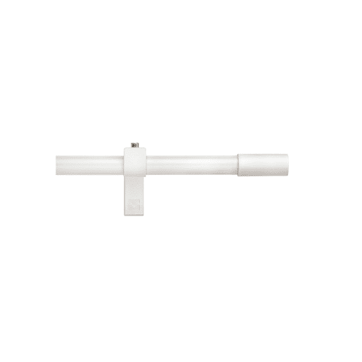 Varão de cortina extensível AIRPURE 120-210cm branco mate