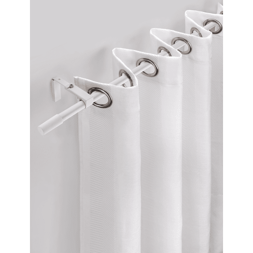 Varão de cortina extensível AIRPURE 120-210cm branco mate